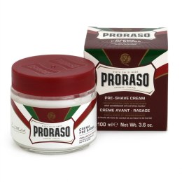 Crema Pre Barba zmiękczający krem przed goleniem z olejkiem sandałowym i masłem shea 100ml Proraso