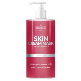 Skin Cream Mask Peony Essence kremo-maska do ciała i stóp 500ml Farmona Professional
