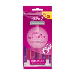 My Intuition Extra2 Essentials jednorazowe maszynki do golenia dla kobiet 15szt Wilkinson
