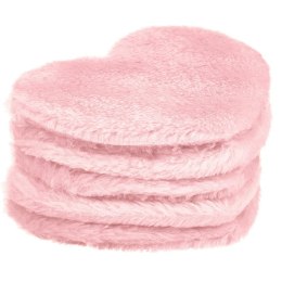Heart Pads wielorazowe płatki kosmetyczne Pink 5szt. Glov