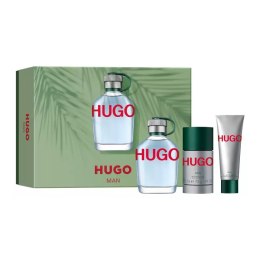Hugo Man zestaw woda toaletowa spray 125ml + dezodorant sztyft 75ml + żel pod prysznic 50ml Hugo Boss