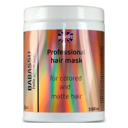 Babassu Holo Shine Star Professional Hair Mask maska energetyzująca do włosów farbowanych i matowych 1000ml Ronney