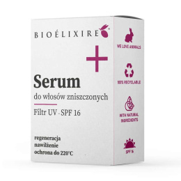 Bioelixire Serum do włosów zniszczonych z filtrami UV SPF 16 20ml