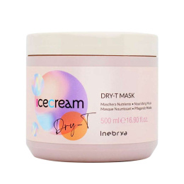 Inebrya Ice Cream Dry-T nawilżająca maska do włosów suchych 500ml