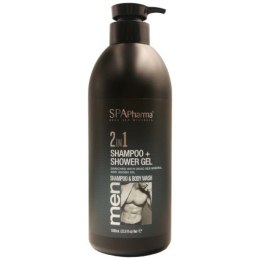 Men 2in1 Shampoo + Shower Gel szampon i żel pod prysznic 1000ml Spa Pharma