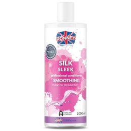 Silk Sleek Professional Conditioner Smoothing wygładzająca odżywka do włosów cienkich i matowych 1000ml Ronney