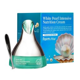 White Pearl Intensive Nutrition Cream przeciwzmarszczkowy krem z ekstraktem z pereł 50g FarmStay
