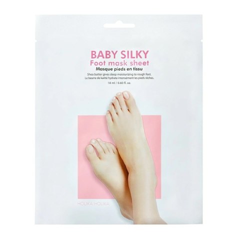 Baby Silky Foot Mask Sheet maska do stóp w formie skarpet 18ml HOLIKA HOLIKA