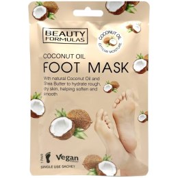 Foot Mask zmiękczająca maska do stóp Coconut Oil 1 para Beauty Formulas