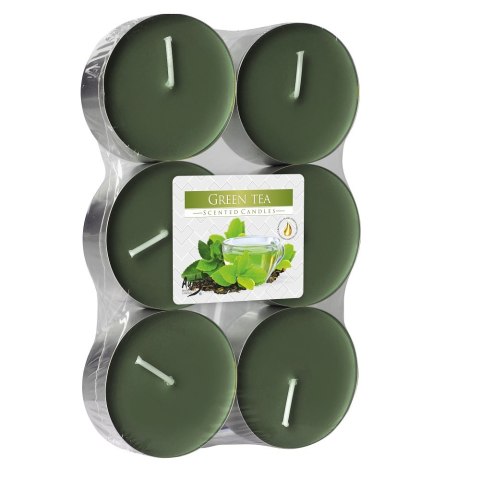 Podgrzewacze zapachowe maxi Green Tea 6szt. BISPOL