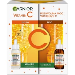 Vitamin C zestaw serum do twarzy na dzień 30ml + serum do twarzy na noc 30ml Garnier