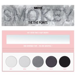 The Five Points Palette paleta cieni do powiek Smokey 6.5g MIYO