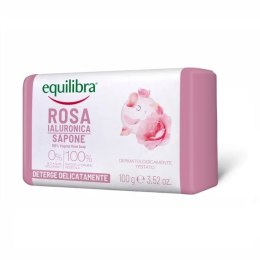 Rosa delikatnie oczyszczające różane mydło z kwasem hialuronowym 100g Equilibra