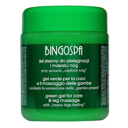 Żel zielony do pielęgnacji i masażu nóg 500g BingoSpa