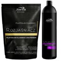 Joanna Professional Platinum Classic Rozjaśniacz do włosów 450g + Cream Oxidizer Utleniacz w kremie 3% 1000ml