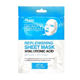 Replenishing Sheet Mask wypełniająca maska z kwasem hialuronowym w płacie 1szt Beauty Formulas