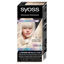 Permanent Coloration farba do włosów trwale koloryzująca 12-53 Platynowa Perła Syoss