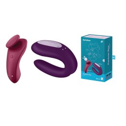 Partner Box 1 zestaw Sexy Secret Panty Vibrator + Double Joy Partner Vibrator Satisfyer