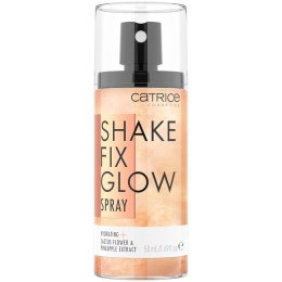 Shake Fix Glow rozświetlajacy spray utrwalający makijaż 50ml Catrice