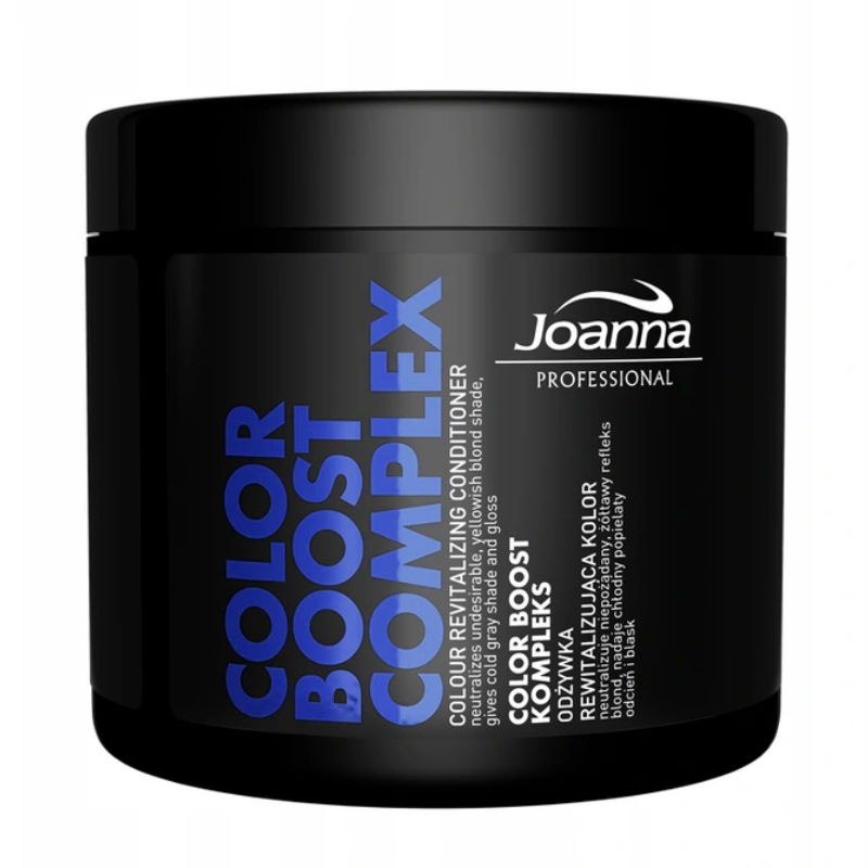 Joanna Color Boost szampon z odżywką do zachowania chłodnego blondu 2x500ml Joanna Color Boost szampon z odżywką do zachowania chłodnego blondu 2x500ml