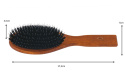 Gorgol Brush, szczotka pneumatyczna z naturalnego włosia 8R + rozczesywacz