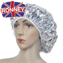 Ronney Silver Foil Cap, aluminiowy czepek termiczny do zabiegów, trwała ondulacja, botoks