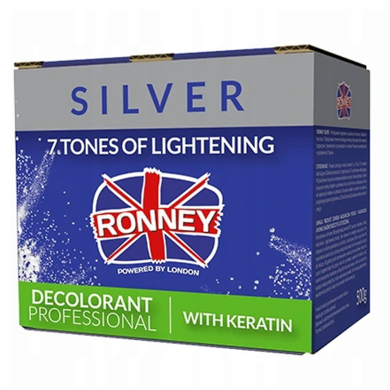 Ronney Silver rozjaśniacz do włosów z keratyną 500g Ronney Silver rozjaśniacz do włosów z keratyną 500g