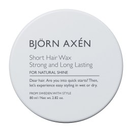 Short Hair Wax mocno utrwalający wosk do włosów 80ml Björn Axén