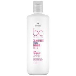 BC Bonacure Color Freeze Silver Shampoo szampon z pigmentem do chłodnych odcieni włosów 1000ml Schwarzkopf Professional