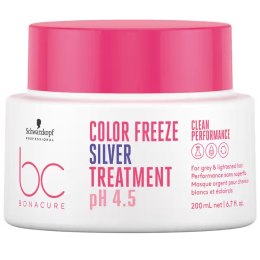 BC Bonacure Color Freeze Silver Treatment intensywnie odbudowująca maska do włosów farbowanych 200ml Schwarzkopf Professional