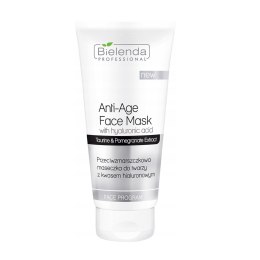 Anti-Age Face Mask przeciwzmarszczkowa maseczka do twarzy z kwasem hialuronowym 175ml Bielenda Professional