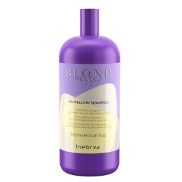 Blondesse No-Yellow Shampoo szampon do włosów blond rozjaśnianych i siwych 1000ml Inebrya