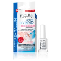 Nail Therapy Professional Revitallum After Hybrid Sensitive odżywka odbudowująca do paznokci wrażliwych 12ml Eveline Cosmetics