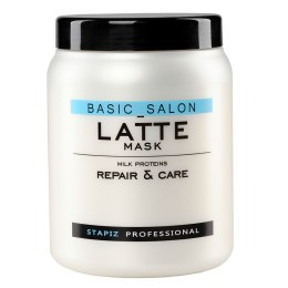 Basic Salon Latte Mask maska do włosów z proteinami mlecznymi 1000ml Stapiz