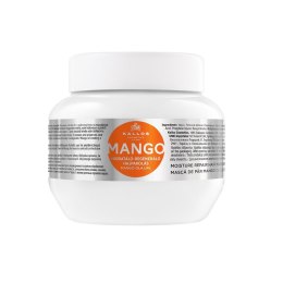 KJMN Mango Moisture Repair Hair Mask wzmacniająca maska do włosów z olejkiem z mango 275ml Kallos