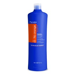 No Orange Anti-Orange Shampoo szampon niwelujący miedziane odcienie do włosów ciemnych farbowanych 1000ml Fanola