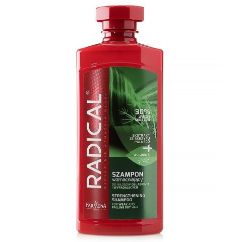Radical szampon wzmacniający do włosów osłabionych i wypadających 400ml Farmona