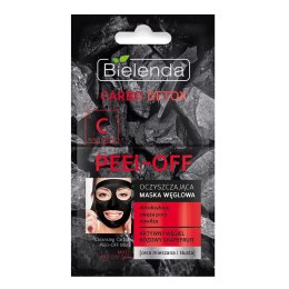 Carbo Detox Peel-Off oczyszczająca maska węglowa 2x6g Bielenda