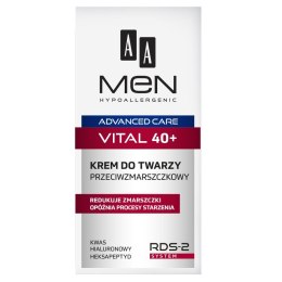 Men Advanced Care Vital 40+ krem do twarzy przeciwzmarszczkowy 50ml AA