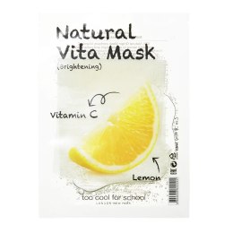 Too Cool For School Natural Vita Mask naturalna maska rozświetlająca do twarzy Brightening 23g