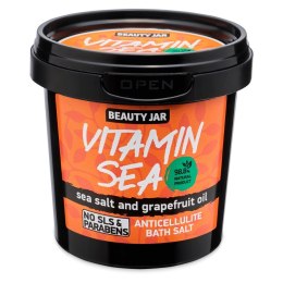 BEAUTY JAR Vitamin Sea antycellulitowa sól morska do kąpieli z olejkiem grejpfrutowym 150g