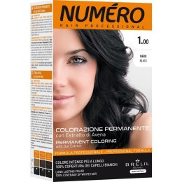 Permanent Coloring farba do włosów 1 Black 140ml NUMERO