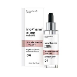 InoPharm Pure Elements 10% Niacinamide + 1% Zinc Brightening Serum serum do twarzy z 10% niacynamidem i 1% cynkiem 30ml