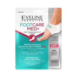 Foot Care Med+ profesjonalna złuszczająca maska do pięt 1 para Eveline Cosmetics