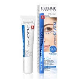 Face Therapy Professional Dermorevital kuracja S.O.S. redukująca cienie i obrzęki pod oczami 15ml Eveline Cosmetics