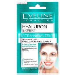Hyaluron Expert Ultra-nawilżenie błyskawiczna maseczka wygładzająca 3w1 7ml Eveline Cosmetics