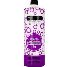 Keratin Hair Shampoo 2in1 szampon do włosów zniszczonych 1000ml Morfose