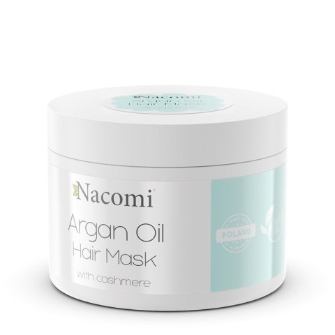 Argan Oil Hair Mask maska do włosów z olejem arganowym i proteinami kaszmiru 200ml Nacomi