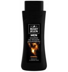For Men hipoalergiczny przeciwłupieżowy szampon do włosów z ekstraktem z chmielu 300ml Biały Jeleń