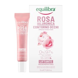 Rosa Lifting Eye Contour Cream różany liftingujący krem pod oczy z kwasem hialuronowym 15ml Equilibra